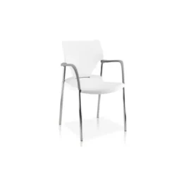Fauteuil 4 pieds Ioko - polypropylène - sans placet - piétement chrome - empilable et accrochable