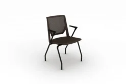 Fauteuil 4 pieds Véry - polypropylène - piétement époxy