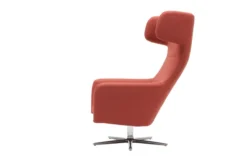 Fauteuil pivotant haut dossier Havana - tissu
