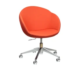 Fauteuil à roulettes Evy - tissu - bicolore