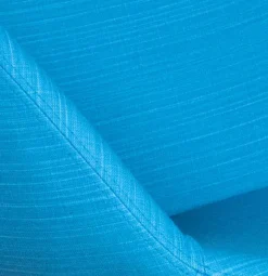 Fauteuil sur embase centrale Evy - textile enduit texturé - unicolore
