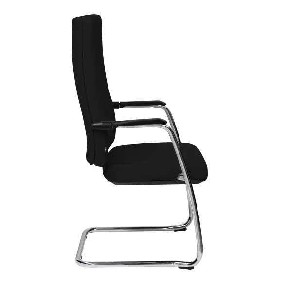 Fauteuil visiteur Edgar - cuir