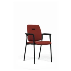 Fauteuil visiteur 4 pieds Artech - tissu - piétement noir