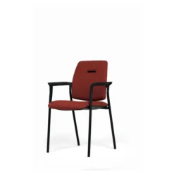 Fauteuil visiteur 4 pieds Artech - tissu - piétement noir