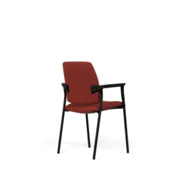 Fauteuil visiteur 4 pieds Artech - tissu - piétement noir