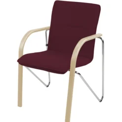 Fauteuil visiteur 4 pieds Nova - tissu