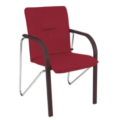 Fauteuil visiteur 4 pieds Nova - cuir