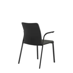 Fauteuil visiteur 4 pieds Reply - tissu - avec accotoirs fixes