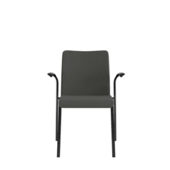 Fauteuil visiteur 4 pieds Reply - tissu - avec accotoirs fixes