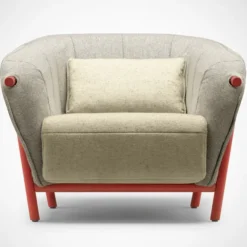 Fauteuil Yas - textile enduit