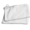Gant de toilette éponge 100 % coton blanc - 15 x 21 cm - 360 g/m2 - lot de 20