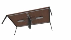 Goulotte horizontale pour table de réunion X-Time Wood (sauf table 141 x pr. 141 cm) avec prestation