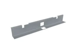 Goulotte métallique l. 106 cm pour table 140 cm