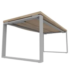 Grille passe-câbles Léandre Manager - pour bureau pieds cadre, mélaminé ou verre - l. 200 cm