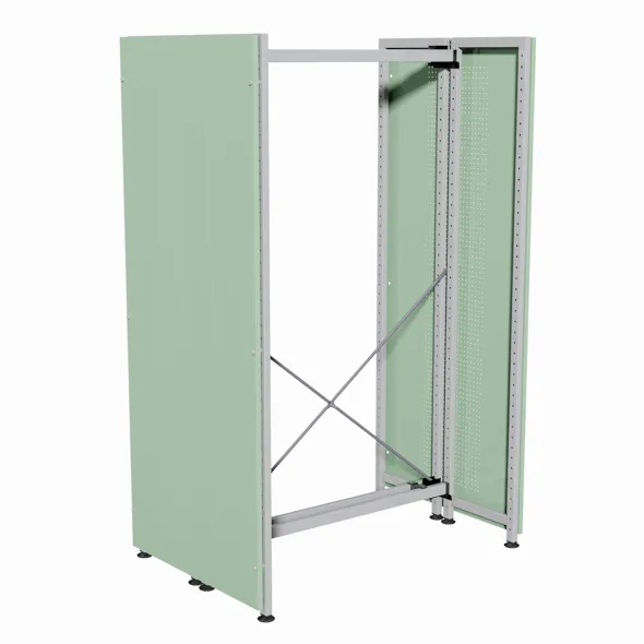 Habillage métal Korytem - h. 82 cm - pour échelle double face - livré avec kit de fixation