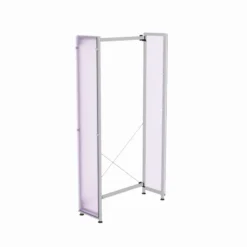 Habillage PMMA Korytem - h. 123 cm - pour échelle simple face - livré avec kit de fixation