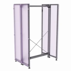 Habillage PMMA Korytem - h. 123 cm - pour échelle double face - livré avec kit de fixation