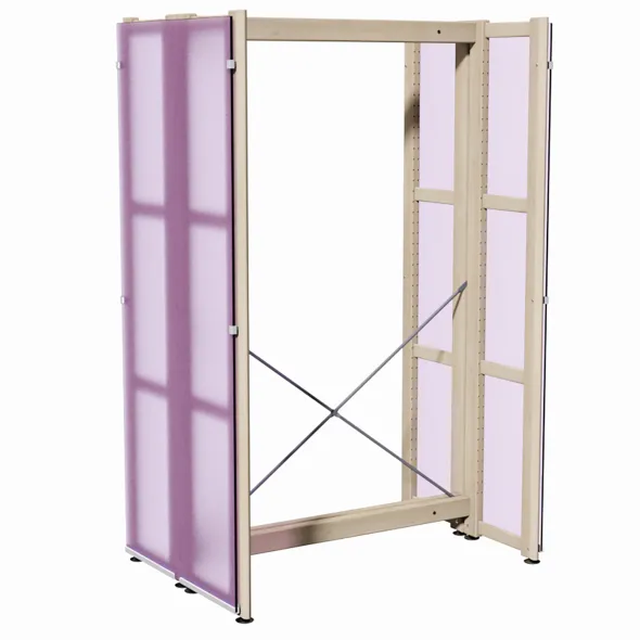 Habillage PMMA Majeo - h. 81 cm - pour échelle double face
