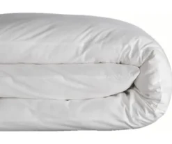 Housse de couette polycoton blanc - 145 x 210 cm - lot de 10
