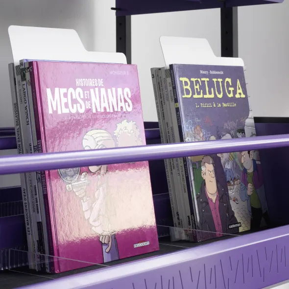 Intercalaires Korytem - pour bac à BD - lot de 10