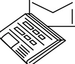 Jeu de pictogrammes pour poubelle Pick Up - papier, canettes et bouteilles, tout venant