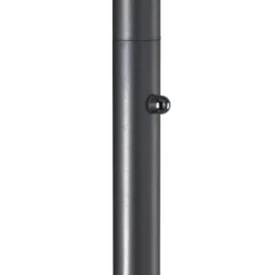 Lampadaire de bureau LED Dely - fût articulé - noir