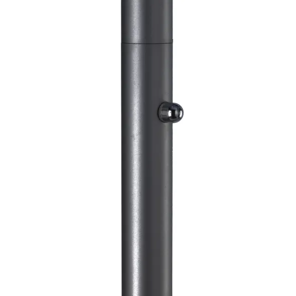 Lampadaire de bureau LED Dely - fût articulé - noir