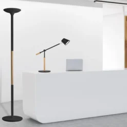Lampadaire de bureau LED Pryska - noir