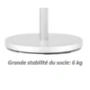 Lampadaire de bureau LED Pryska - blanc