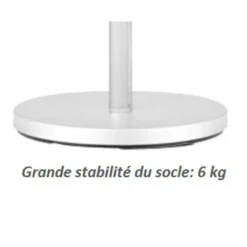 Lampadaire de bureau LED Pryska - blanc
