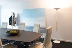 Lampadaire de bureau LED Pryska - blanc