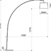 Lampadaire LED Arc LLS