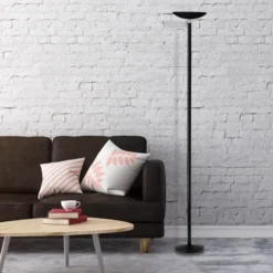 Lampadaire LED First Led droit- noir