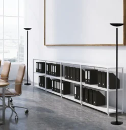 Lampadaire LED First Led droit- noir