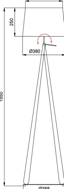 Lampadaire LED Zazou