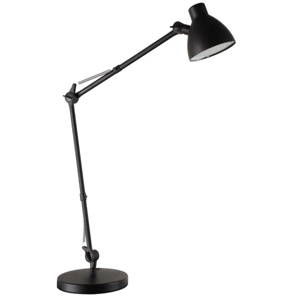 Lampe de bureau LED archi Tyler noir