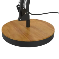 Lampe de bureau LED Baya Bamboo noir