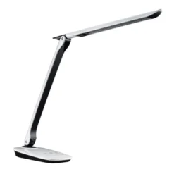 Lampe de bureau LED Eureka Blanc/noir