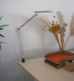 Lampe de bureau LED Mamboled gris