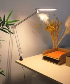 Lampe de bureau LED Mamboled gris