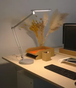 Lampe de bureau LED Mamboled gris