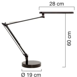 Lampe de bureau LED Mamboled noir