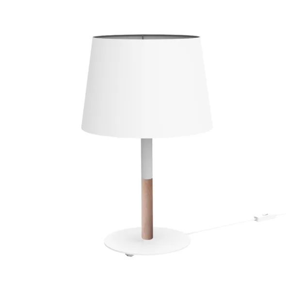Lampe de bureau LED Mikado - piétement bois