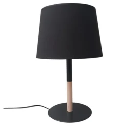 Lampe de bureau LED Mikado - piétement bois