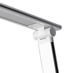 Lampe de bureau LED Popy blanc/gris métal