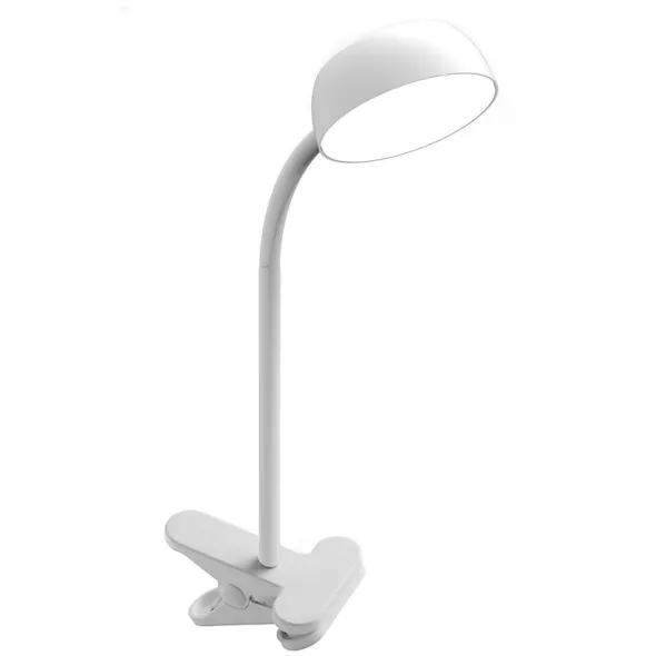 Lampe de bureau LED Samy - sur pince - 1 bras flexible - 6 W