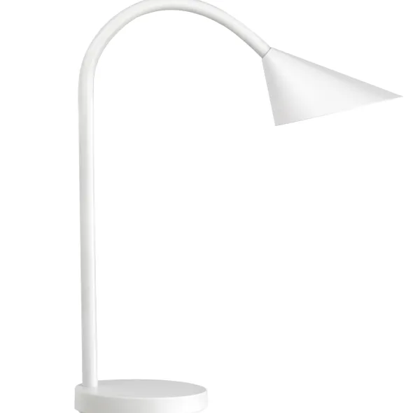 Lampe de bureau LED Sol - à bras flexible - blanc - 6 W