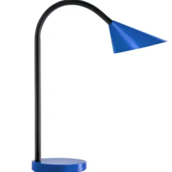 Lampe de bureau LED Sol - à bras flexible - bleu - 6 W