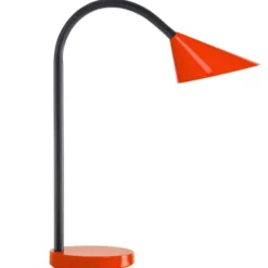 Lampe de bureau LED Sol - à bras flexible - rouge - 6 W