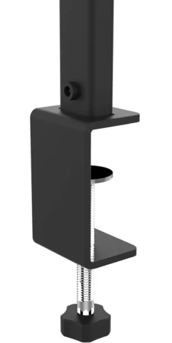 Lampe de bureau LED Strata - fixation à pince - noir